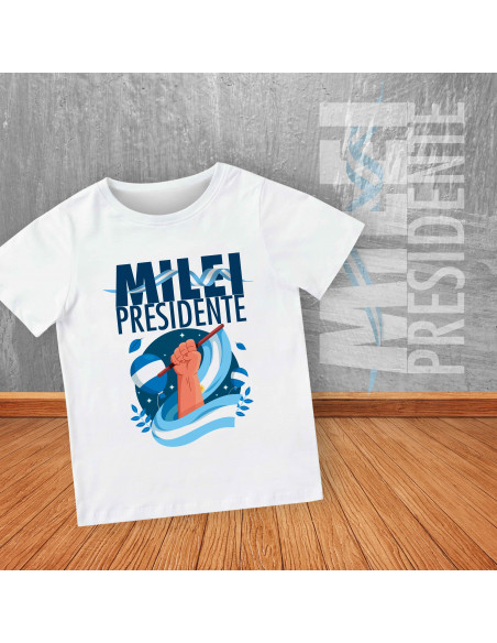 PLANTILLAS REMERAS MILEI PRESIDENTE