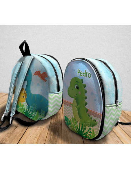 MOCHILA FULL PRINT | DINOSAURIO BEBÉ