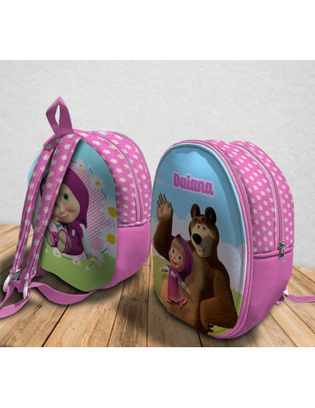 MOCHILA FULL PRINT | MASHA Y EL OSO