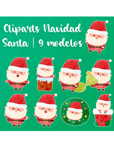 CLIPART NAVIDAD SANTA PNG