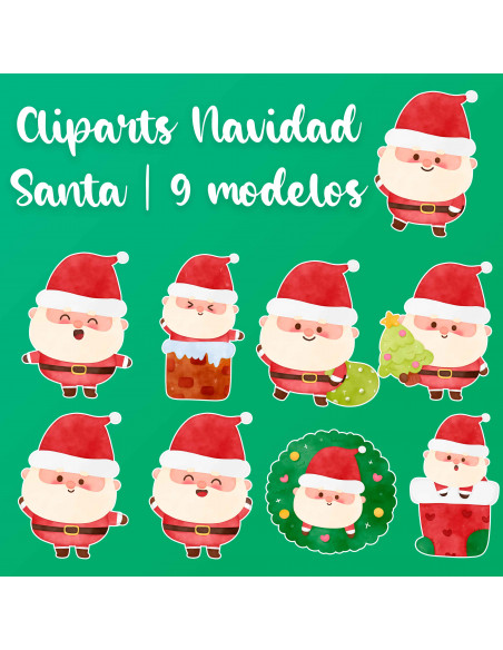 CLIPART NAVIDAD SANTA PNG