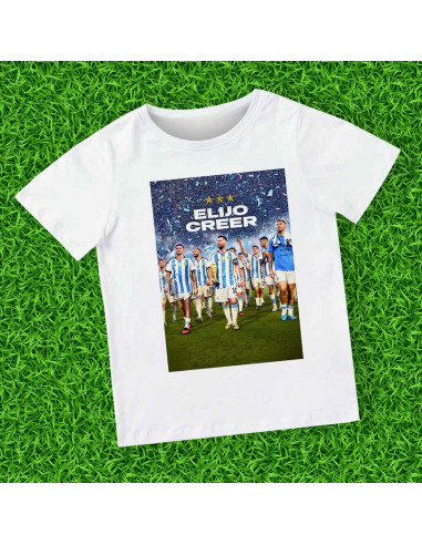 TAZA Y REMERA ELIJO CREER SELECCION...