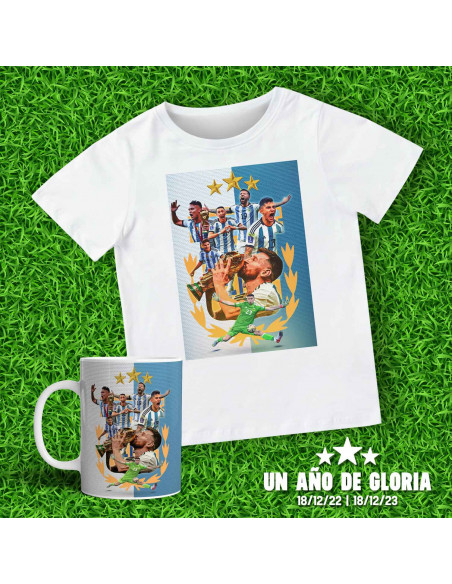 UN AÑO DE GLORIA | TAZA Y REMERA