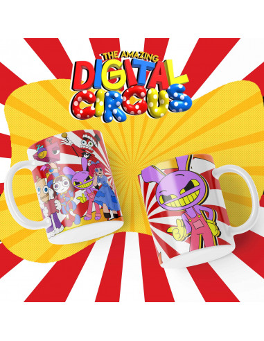 TAZAS DIGITAL CIRCUS