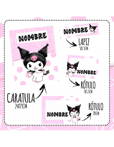 ETIQUETAS ESCOLARES 2024 PACK 1