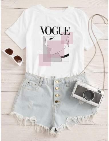 PACK DE 30 DISEÑOS REMERA VOGUE