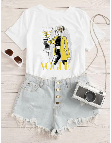 PACK DE 30 DISEÑOS REMERA VOGUE