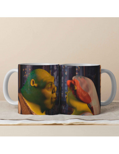 TAZAS PAREJA SHREK FIONA SAN VALENTIN...