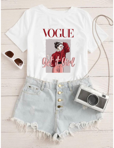 PACK DE 30 DISEÑOS REMERA VOGUE