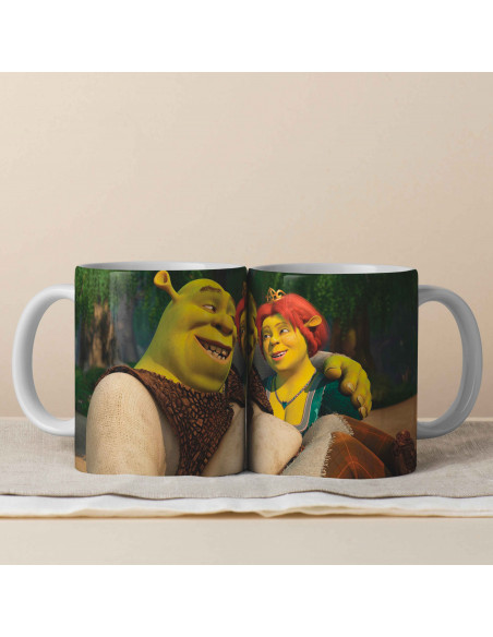 TAZAS PAREJA SHREK FIONA SAN VALENTIN AMOR