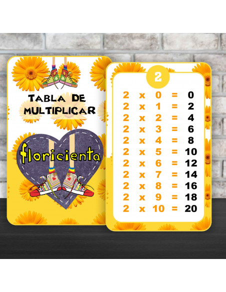 TABLA DE MULTIPLICAR 2024 PACK 1