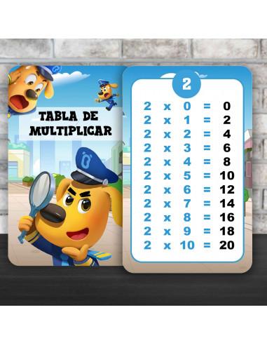 TABLA DE MULTIPLICAR 2024 PACK 1