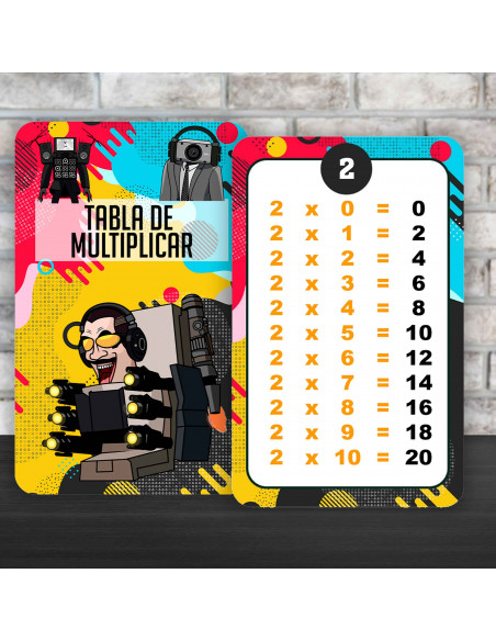 copy of TABLA DE MULTIPLICAR PACK 3