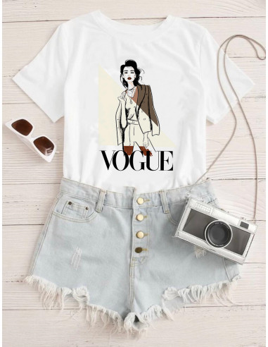 PACK DE 30 DISEÑOS REMERA VOGUE