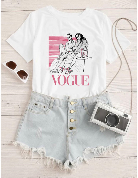 PACK DE 30 DISEÑOS REMERA VOGUE