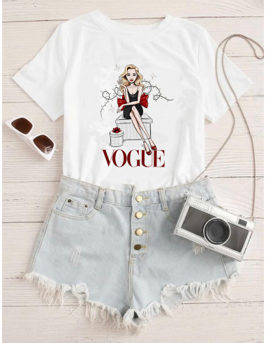 PACK DE 30 DISEÑOS REMERA VOGUE
