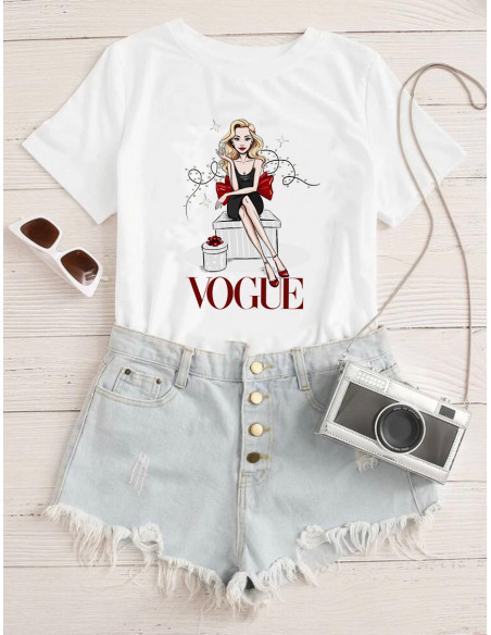 PACK DE 30 DISEÑOS REMERA VOGUE