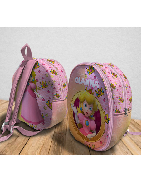 MOCHILA FULL PRINT | PRINCESA PEACH MARIO