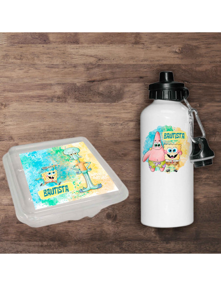 Pack Jardin - SET DE JARDIN BOB ESPONJA ACUARELA