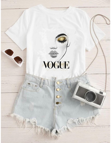 PACK DE 30 DISEÑOS REMERA VOGUE