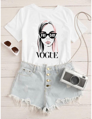 PACK DE 30 DISEÑOS REMERA VOGUE