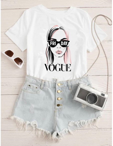 PACK DE 30 DISEÑOS REMERA VOGUE