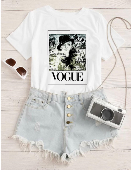 PACK DE 30 DISEÑOS REMERA VOGUE