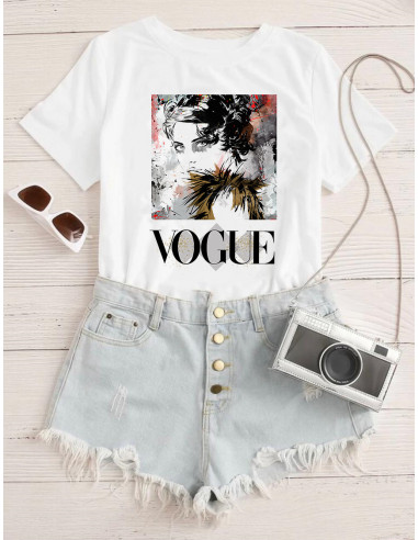 PACK DE 30 DISEÑOS REMERA VOGUE