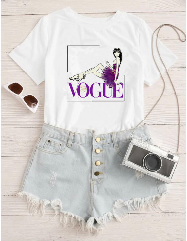 PACK DE 30 DISEÑOS REMERA VOGUE