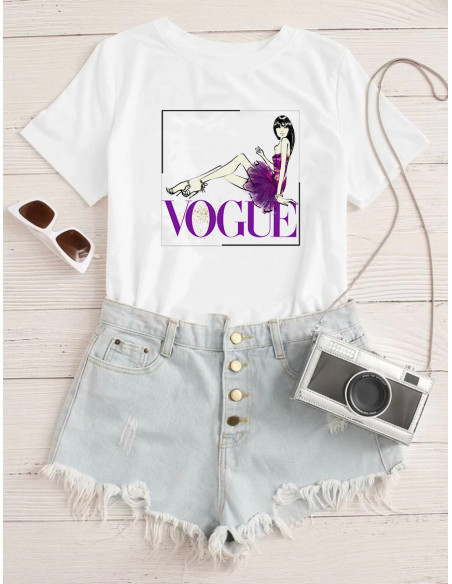 PACK DE 30 DISEÑOS REMERA VOGUE