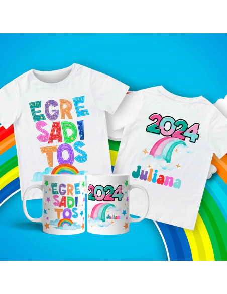 Remera + Taza Egresaditos 2024