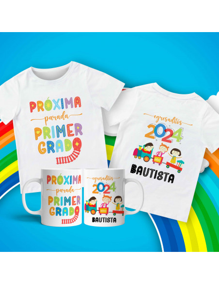 Remera + Taza Egresaditos Próxima Parada 2024