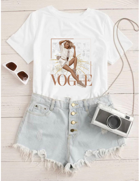 PACK DE 30 DISEÑOS REMERA VOGUE