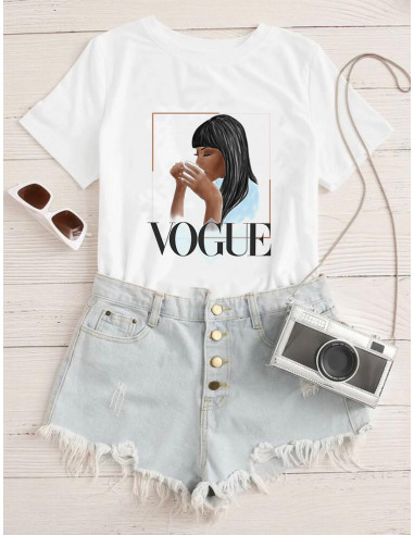 PACK DE 30 DISEÑOS REMERA VOGUE