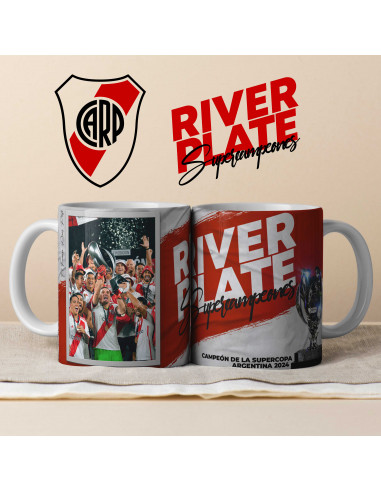 RIVER PLATE SUPER CAMPEÓN 2024 | TAZAS