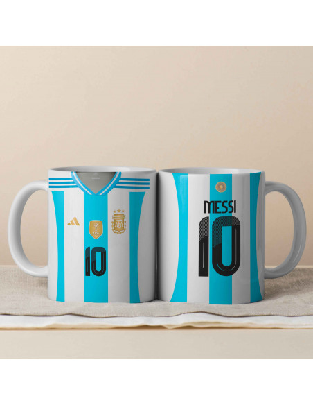 TAZA CAMISETA TITULAR SELECCION ARGENTINA 2024