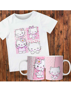 PACK TAZA Y REMERA | KITTY