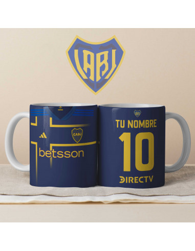 TAZA CAMISETA BOCA 2024 2025