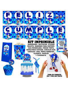 SONIC | KIT IMPRIMIBLE...