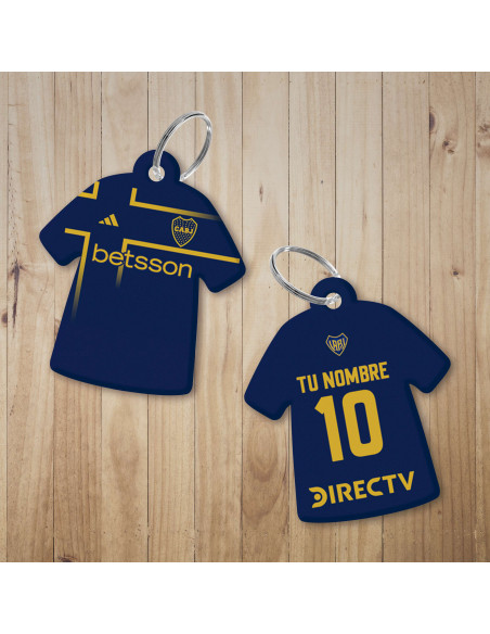 PLANTILLAS LLAVERO CAMISETA BOCA 2024
