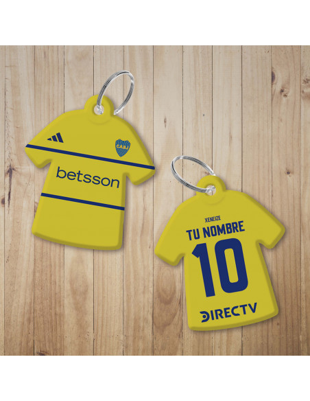 PLANTILLAS LLAVERO CAMISETA BOCA 2024