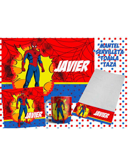 Pack Jardin - Hombre araña dibujo