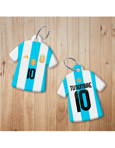 PLANTILLAS LLAVERO CAMISETA ARGENTINA...