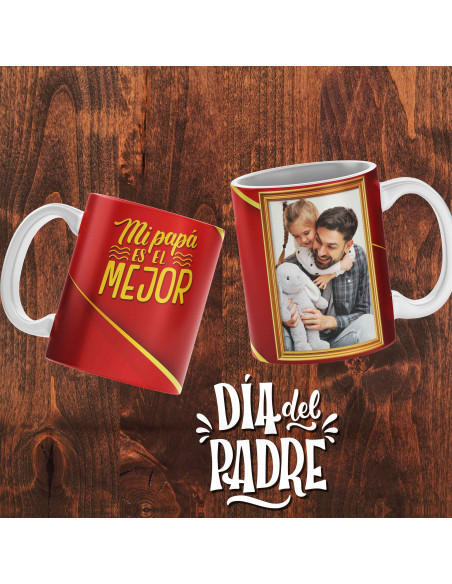 TAZAS DÍA DEL PADRE FOTOS 2024