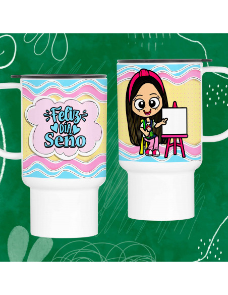 TAZA - JARRO TERMICO DIA MAESTRA JARDINERA