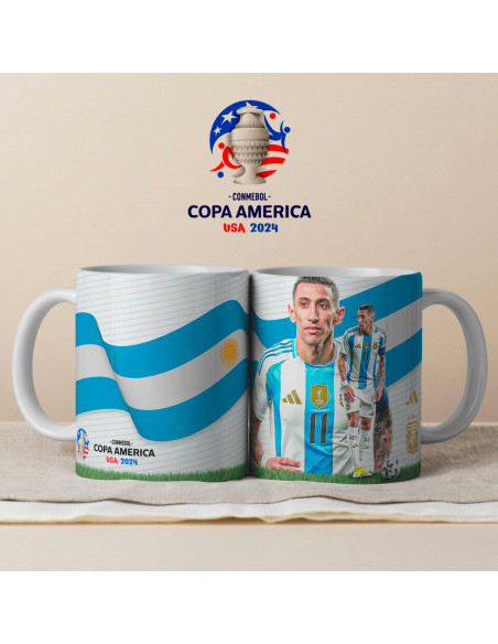 PLANTILLAS PARA TAZAS ARGENTINA COPA AMERICA 2024