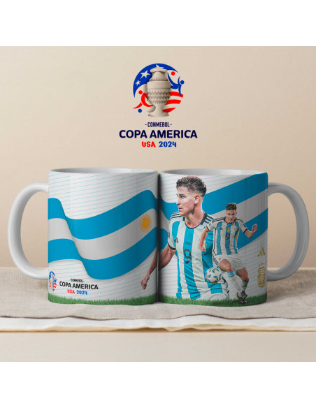 PLANTILLAS PARA TAZAS ARGENTINA COPA AMERICA 2024