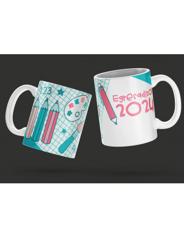 PLANTILLAS PARA TAZAS EGRESADITOS 2024