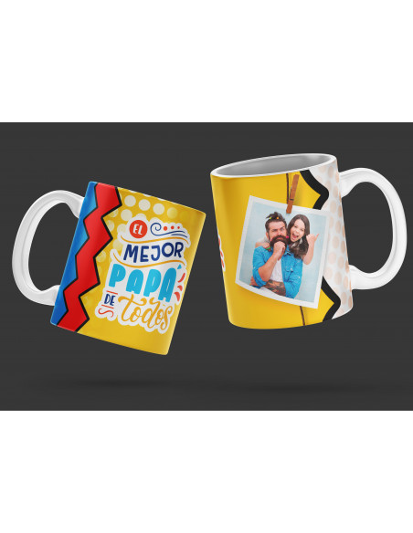 TAZAS DÍA DEL PADRE FOTOS 2024