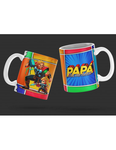 PLANTILLAS TAZAS DÍA DEL PADRE "PAPÁ...